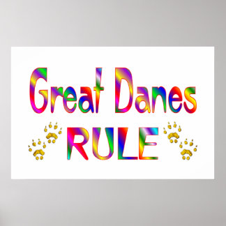 グレートデンマーク規則 ポスター