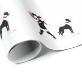 グレートデーンおよび女の子 ラッピングペーパー (ロールコーナー)