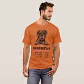グレートデーンがいなければ全てが馬鹿な犬友達 Tシャツ (正面フル)