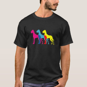 グレートデーンのイラスト Tシャツ