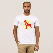 グレートデーンのイラスト Tシャツ (正面フル)