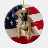 グレートデーンのオーナメント セラミックオーナメント (裏面)