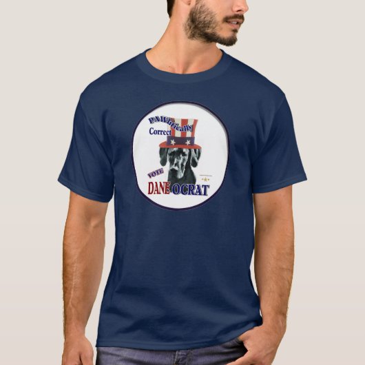 グレートデーンのギフト Tシャツ (正面)