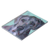 グレートデーンのノート ノートブック (左側)