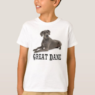グレートデーンの仔犬 ボーイズTシャツ 愛を込めて Tシャツ