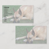 グレートデーンの休息 名刺 (正面/裏面)