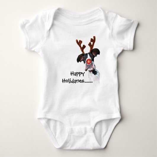 グレートデーンの友人Holidane Tシャツ (正面)