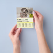 グレートデーンの子犬販売チラシ チラシ (手)