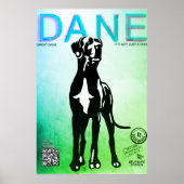 グレートデーンの子犬販売ポスター ポスター (正面)