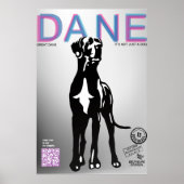 グレートデーンの子犬販売ポスター ポスター (正面)
