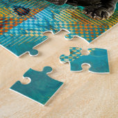 グレートデーンの子犬 ジグソーパズル (側面)