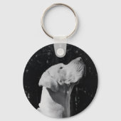 グレートデーンの愛 - 芸術的な犬の贈り物 キーチェーン (裏面)