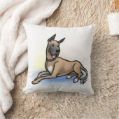 グレートデーンの枕 クッション (ブランケット)