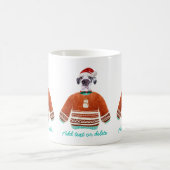 グレートデーンの格好悪いセーター クリスマスの犬好き コーヒーマグカップ (中央)