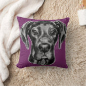 グレートデーンの装飾用クッション2色 クッション (ブランケット)