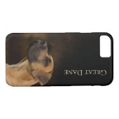 グレートデーンの電話カバー Case-Mate iPhoneケース (裏面(横))