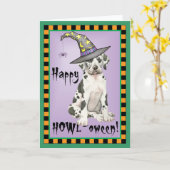 グレートデーンの魔法使い カード (黄色い花)