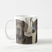 グレートデーンの黒 コーヒーマグカップ (左)