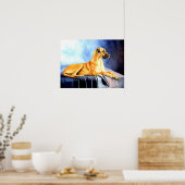 グレートデーンウォールプリントポスター ポスター (キッチン)