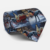 グレートデーンクリスマスフェスティバルシーズン ネクタイ (ロール)