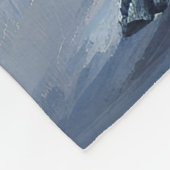 グレートデーンクリスマスフェスティバルシーズン フリースブランケット (角)