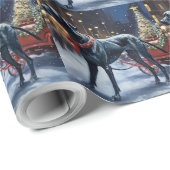 グレートデーンクリスマスフェスティバルシーズン ラッピングペーパー (ロールコーナー)