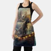 グレートデーンクリスマスフェスティバル航海 エプロン (インサイチュ)