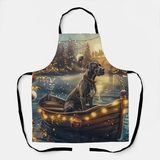 グレートデーンクリスマスフェスティバル航海 エプロン (正面)
