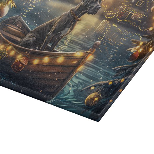 グレートデーンクリスマスフェスティバル航海 カッティングボード (角)