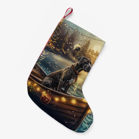 グレートデーンクリスマスフェスティバル航海 スモールクリスマスストッキング