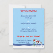 グレートデーンクリスマスメールハーレクインUC 招待状 (裏面)