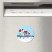 グレートデーンクリスマスメールメルルUC マグネット (インサイチュ (食洗機))