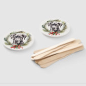 グレートデーンクリスマスリースフェスティバルカップ ハンドファン (組立なし)