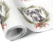 グレートデーンクリスマスリースフェスティバルカップ ラッピングペーパー (ロールコーナー)