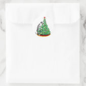 グレートデーンクリスマスリーチゴールメルルUC ラウンドシール (バッグ)