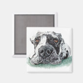 グレートデーンタップアップメルル マグネット (正面/裏面)