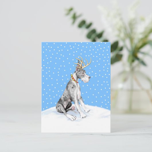 グレートデーントナディアクリスマスメルル シーズンポストカード (スタンド正面)