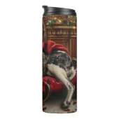 グレートデーンドッグクリスマスフェスティバル タンブラー (回転右)