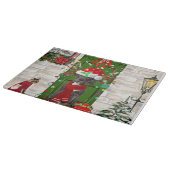 グレートデーンドッグクリスマス カッティングボード (角)