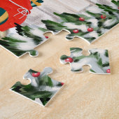 グレートデーンドッグクリスマス ジグソーパズル (側面)