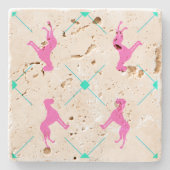 グレートデーンパターンコースター ストーンコースター (正面)