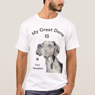 グレートデーンファおもしろいート Tシャツ