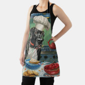 グレートデーンホリデーベーキング:フェスティバルクリスマス エプロン (インサイチュ)