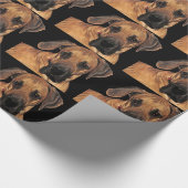 グレートデーンラッピング紙 ラッピングペーパー (角)