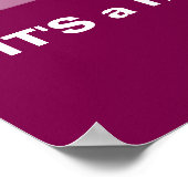 グレートデーン抗議ポスター ポスター (角)