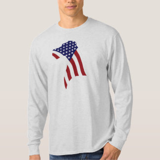 グレートデーン米国のプライド Tシャツ