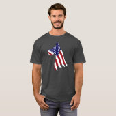 グレートデーン米国のプライド Tシャツ (正面フル)