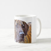 "グレートデーン"のデザインのマグ コーヒーマグカップ (正面右)