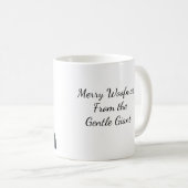 グレートデーン クリスマス マグ (正面右)