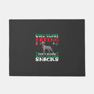 グレートデーン クリスマス 楽しい クラシックTシャツ ドアマット